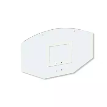 Щит стритбольный 120х75 оргстекло (разметка белая) Dinamika ZSO-002110