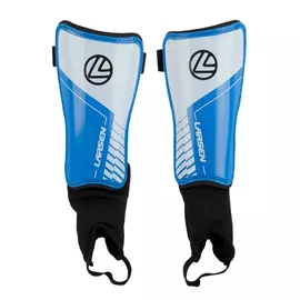 Щитки футбольные с защитой голеностопа Larsen SG-A2101 голубой