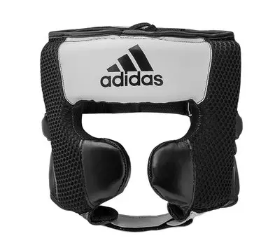 Шлем боксерский Adidas Hybrid 150 Headgear adiH150HG бело-черный