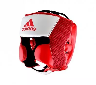 Шлем боксерский Adidas Hybrid 150 Headgear adiH150HG красно-белый