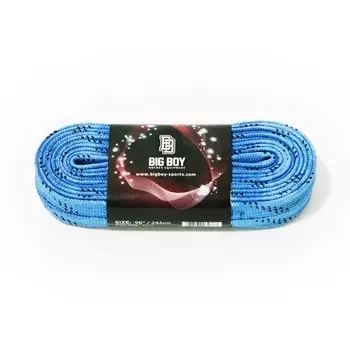 Шнурки для коньков, полиэстер, 274см Big Boy Comfort Line с пропиткой BB-LACES-CL-274BL синий