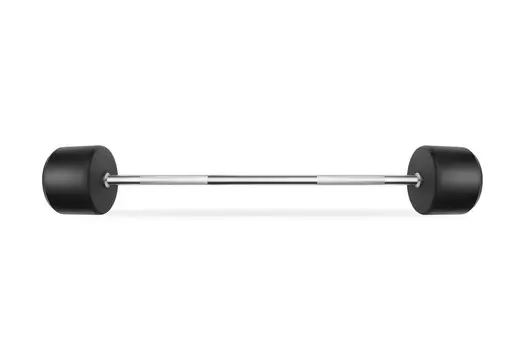 Штанга обрезиненная прямая 55 кг Bronze Gym BG-PA-BB-S55