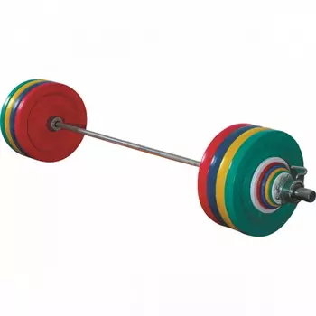 Штанга женская тренировочная DHS L201 см D50мм Hercules 185 кг