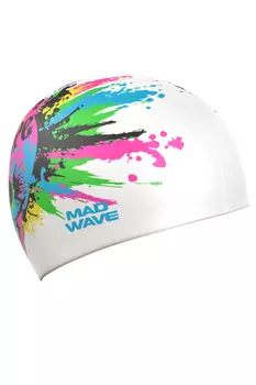 Силиконовая шапочка Mad Wave Chlorine dope M0554 63 0 00W белый