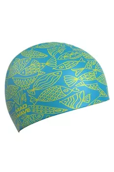 Силиконовая шапочка Mad Wave Fishes M0554 15 0 00W