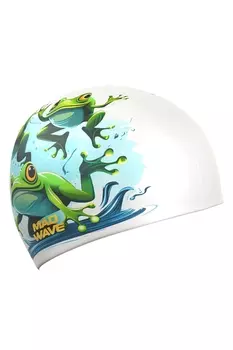 Силиконовая шапочка Mad Wave Frogs HQ M0554 08 0 00W Белый