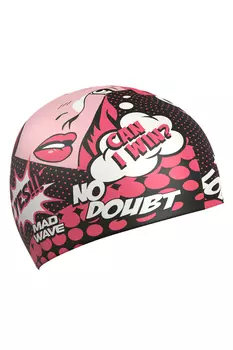 Силиконовая шапочка MadWave Pop-art M0554 22 0 05W красный