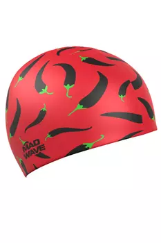 Силиконовая шапочка MadWave Spicy M0553 29 1 01W красный