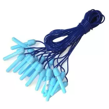 Скакалка 3,0 метра Sportex JJ-140 синий, 10 штук