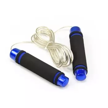 Скакалка с утяжелителями Bradex SF 0457 синяя