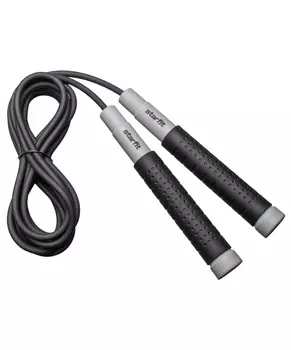 Скакалка c силиконовыми ручками, 3м Star Fit RP-401 черный