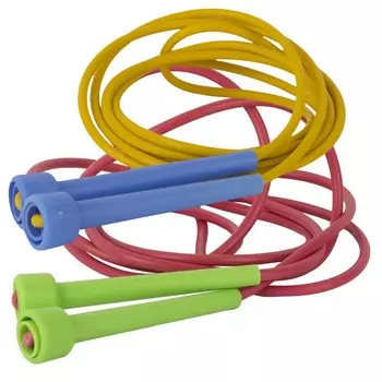 Скакалка, пластиковые ручки, 3,2м, d6мм MR-Sk3.2,/У979 мультиколор
