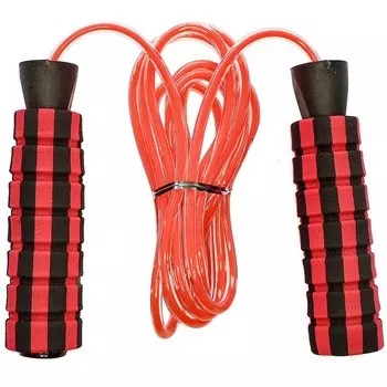 Скакалка с подшипником Sportex E32637-3 красный (JJ-123)