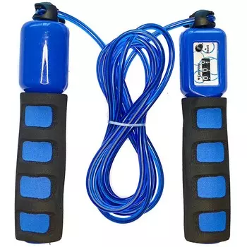 Скакалка со счетчиком 280см Sportex E32630-1 синий