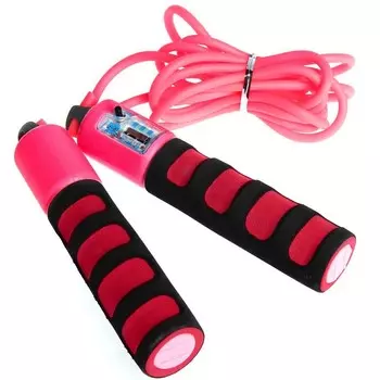 Скакалка со счетчиком B23652-1 красный