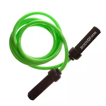 Скакалка утяжеленная Body Form BF-JRW01 700 гр 280 см зеленый