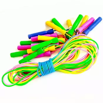 Скакалки (10 штук) ПВХ с подшипником 2,7 м.(мультиколор) R18105