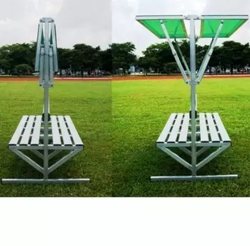 Скамья двухсторонняя со складным навесом Hercules 5651