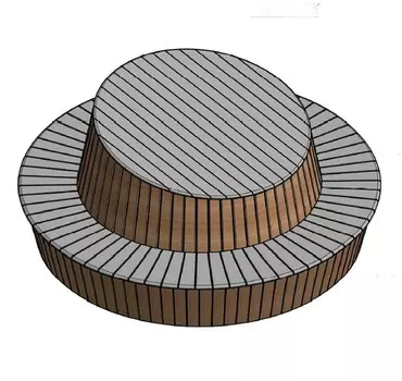 Скамья круглая Hercules 6089