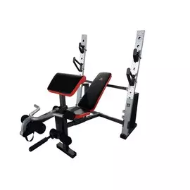 Скамья со стойками под штангу DFC D1606