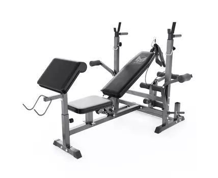 Скамья под штангу, с партой для бицепса DFC GYRONETICS GN008