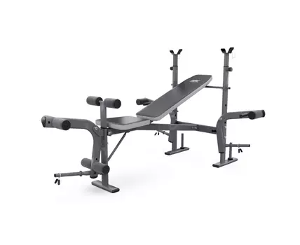 Скамья со стойками под штангу DFC D703