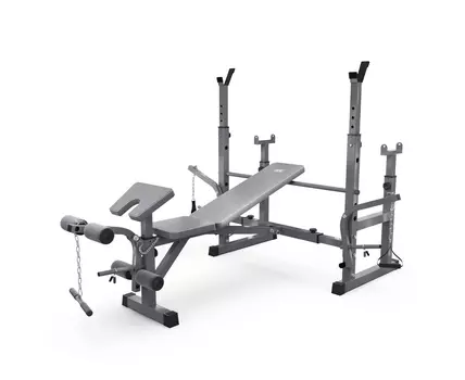 Скамья со стойками под штангу DFC D707