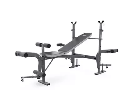 Скамья со стойками под штангу широкий хват DFC D702