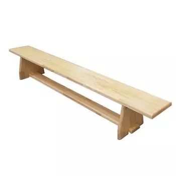 Скамейка гимнастическая 200см щит.сосна, ножки дерево Dinamika ZSO-000016