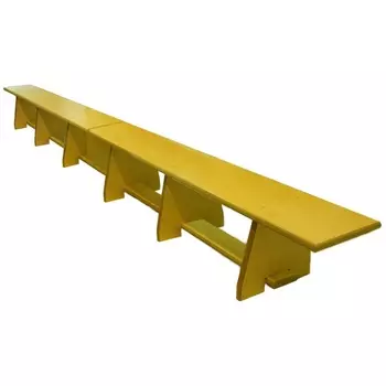 Скамейка гимнастическая 400см фанерная, ножки фанера Dinamika ZSO-000027