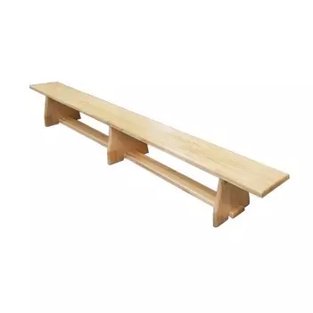 Скамейка гимнастическая ЭКОНОМ 300 см Dinamika (щит дерево) ножки дерево ZSO-003416