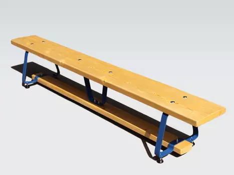 Скамейка гимнастическая на металлических ножках 3,5 м Гимнаст