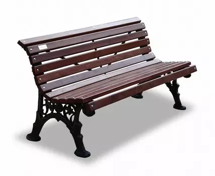 Скамейка садовая Ажурная без подлокотников Hercules 5621