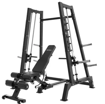 Смит-машина со сведением на свободных весах Protrain PR-CSM01B