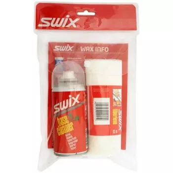 Смывка Swix (I91C) Набор для очистки базы (смывка I62C, фиберлен T0151)