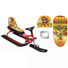 Снегокат Барс 112 Comfort Trave Мексика красная