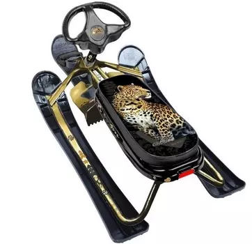 Снегокат Ника-кросс Ника ЛЕОПАРД, высота руля 45см СНК/Л2 золотистый