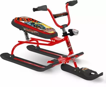 Снегокат Ника Snowdrive 2 красный каркас