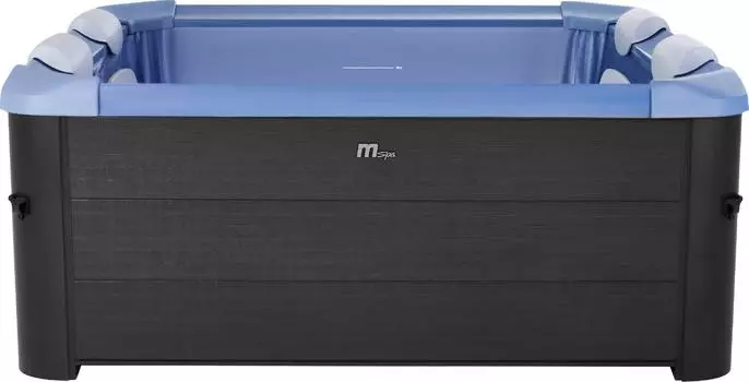 СПА-бассейн 160х160х65см, 850л, квадратный, гидромассаж, аэромассаж MSpa Oslo Saphire F-SA063W (4 коробки A.B.C.D)