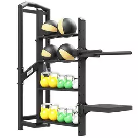 Станция со стеллажами брусьями и платформой для зашагивания Up Form UF-011