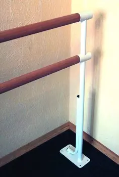 Станок хореографический Atlet напольный, двурядный (2,0 м) поручень - сосна IMP-A438