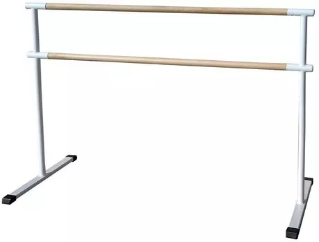 Станок хореографический двухрядный напольный мобильный (береза) 2 м Zavodsporta