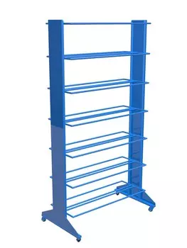 Стеллаж для мячей усиленный двухсторонний Glav 9.308.0