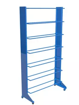 Стеллаж для мячей усиленный односторонний Glav 9.307.0