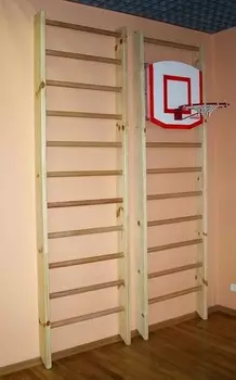 Шведская стенка 320х100см, бок. сосна 120мм перекладина 40х30мм Гимнаст