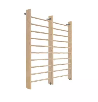 Стенка шведская 2-х секционная Dinamika 220х200 см, боковина 14 см (массив.сосна)