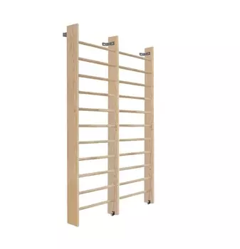 Стенка шведская 2-х секционная Dinamika 240х160 см, боковина 14 см (массив.сосна)