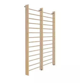 Стенка шведская 2-х секционная Dinamika 300х200 см, боковина 14 см (массив.сосна)