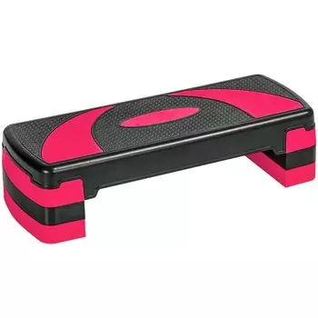 Степ доска 3-х уровневая Sportex HKST106-BP красный (73-032)