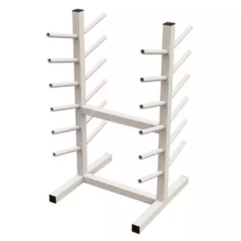 Стойка для бодибаров и грифов Spektr Sport 6 уровней двухсторонняя